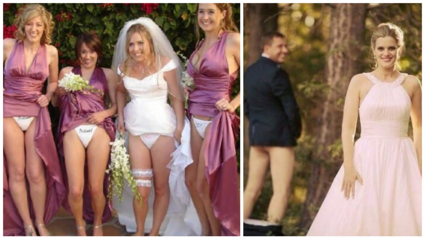 Naughty bridesmaid photos