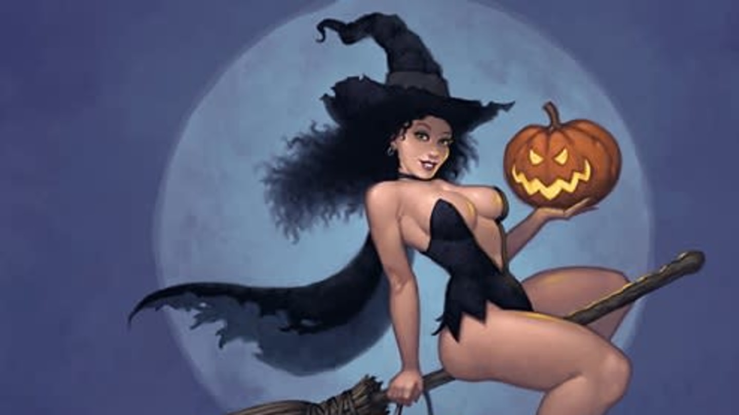 Sexy girl witch costume halloween special best adult free compilation