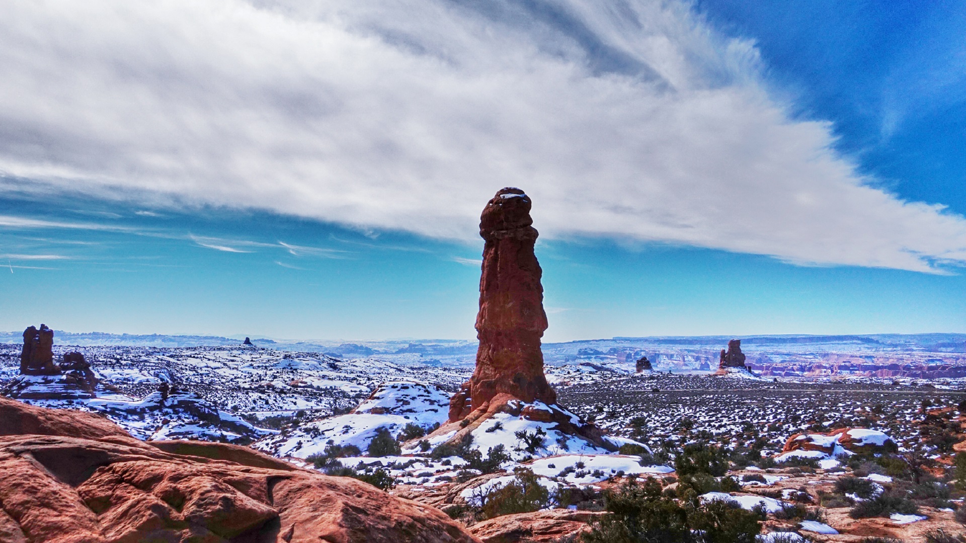 Tato erekce odolává erozi už pěkně dlouho - falický skalní útvar v národním parku Arches National Park