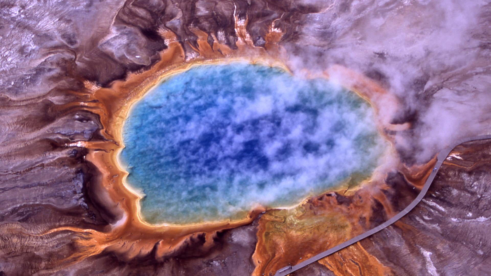 Termální prameny v Yellowstone
