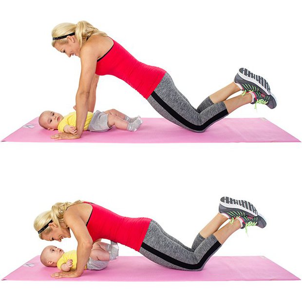 Push-Up-with-Baby_ALL Foto: 