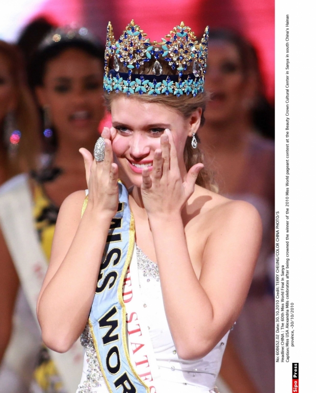 Alexandria Mills z USA vyhrála Miss World v roce 2010. Foto: Isifa