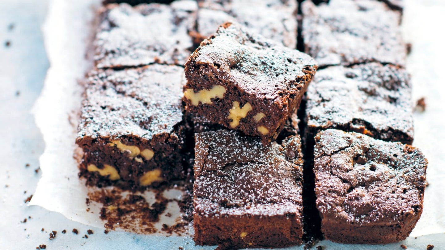 Tradiční ořechové brownies Tradiční ořechové brownies