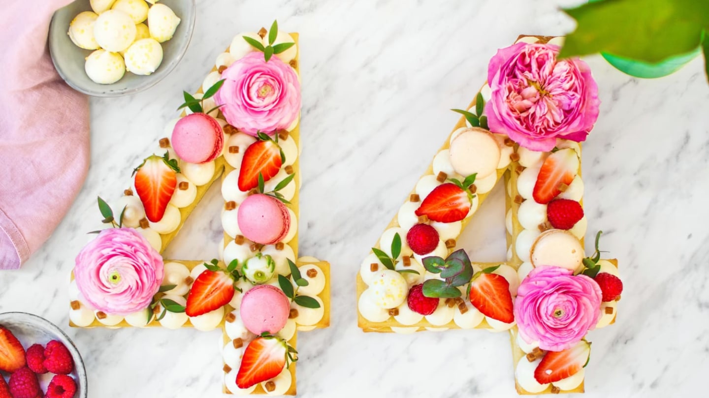 Narozeninový dort Cream tart Narozeninový dort Cream tart