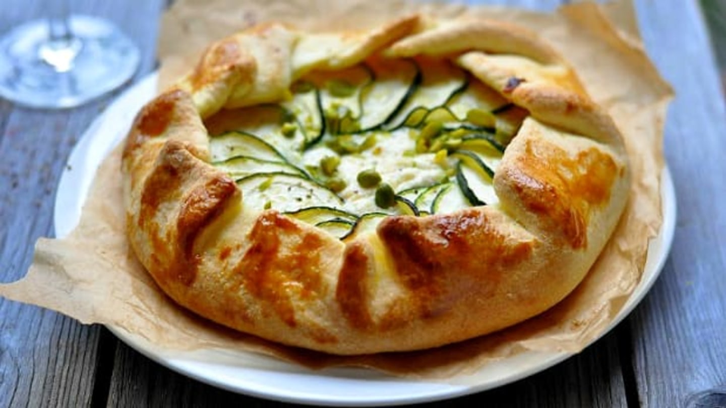 Galette s cuketou a ricottou Galette s cuketou a ricottou