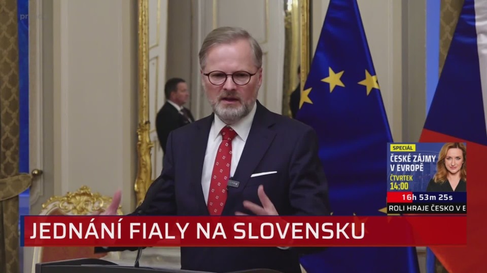 Jednání Fialy na Slovensku
