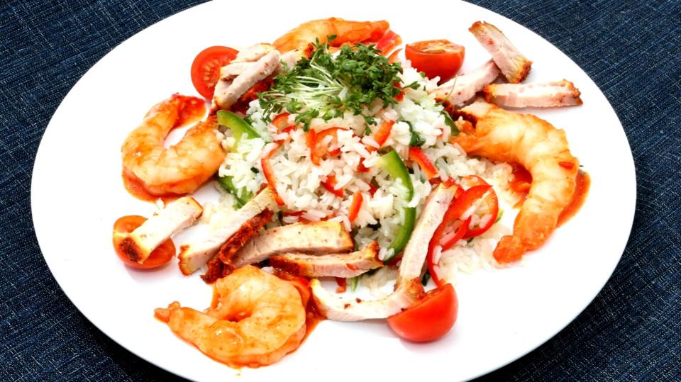 Telecí kotlet s artyčoky a s humrovým masem