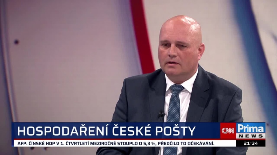 Rozhovor s generálním ředitelem České pošty Miroslavem Štěpánem