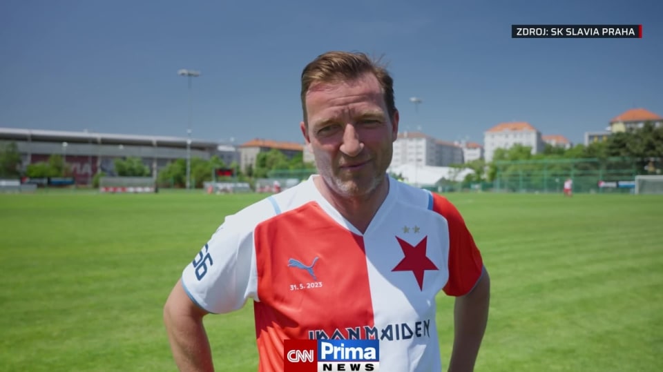 IRON MAIDEN Share Footage Of Maiden FC vs SK Slavia Praha Football