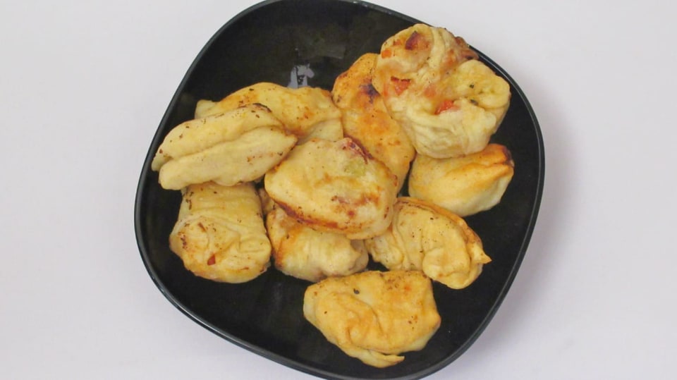 Smažené pizza taštičky