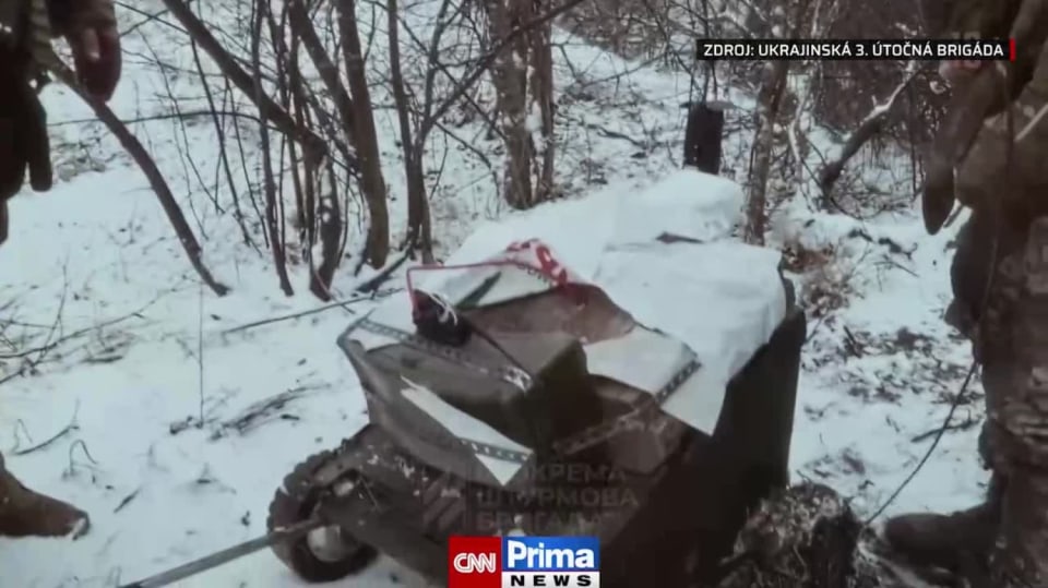 Ukrajinci používají sebevražedná vozítka