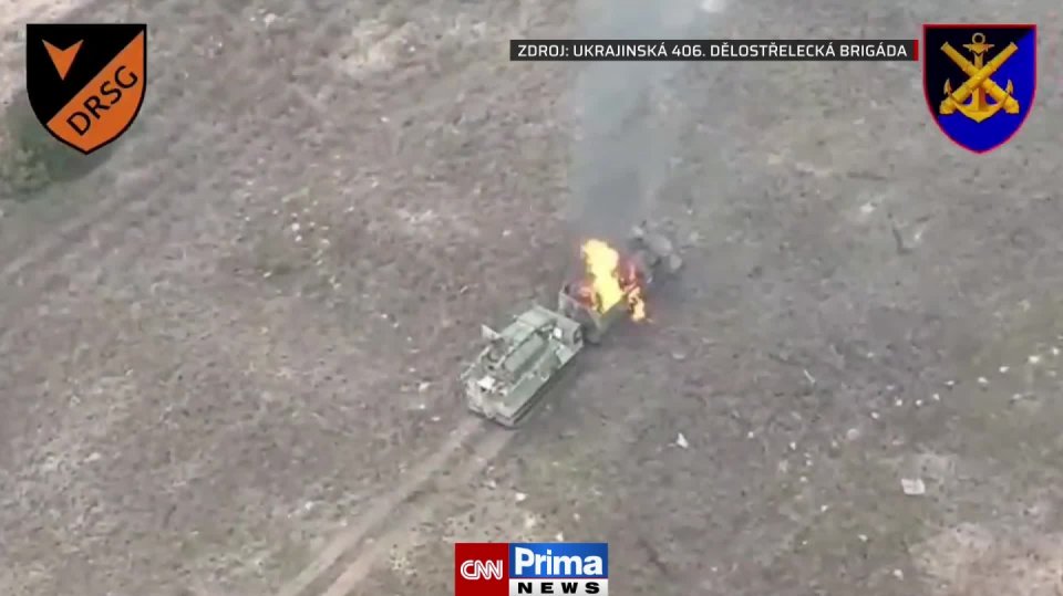 Ukrajinská 406. dělostřelecká brigáda zničila ruský systém protivzdušné obrany Tor-M2DT