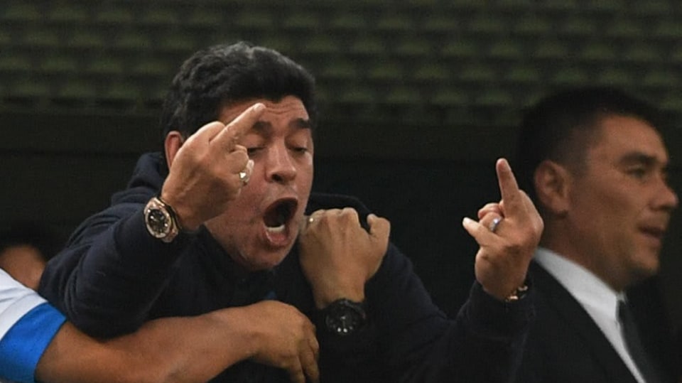Maradona se opět předvedl 1 Maradona se opět předvedl 1