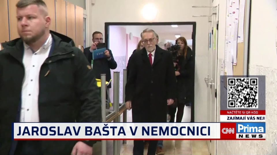 Jaroslav Bašta je v nemocnici