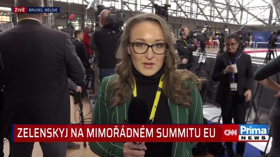 Novináři v Bruselu čekají na Zelenského