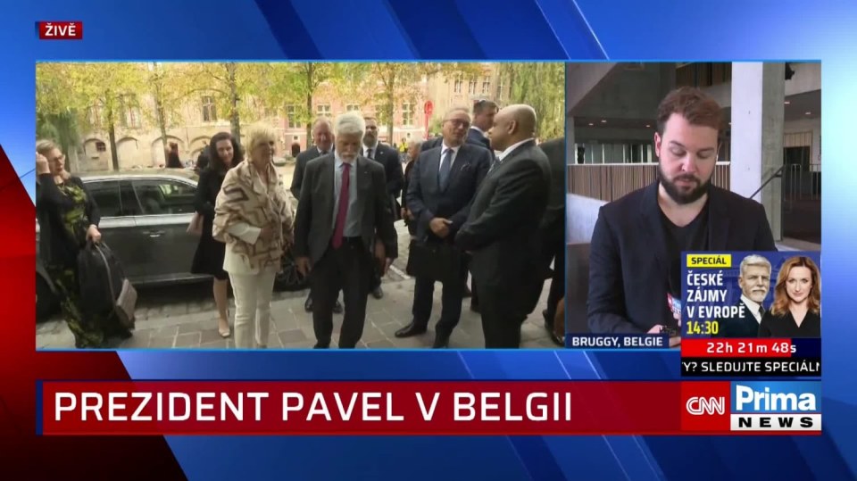 Prezident Pavel v Belgii