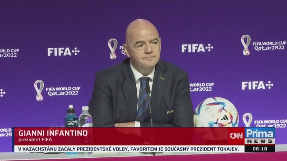 Šokující projev šéfa FIFA