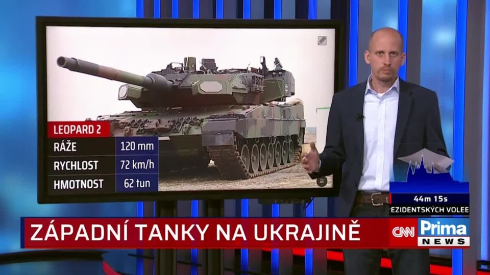 Západní tanky na Ukrajině