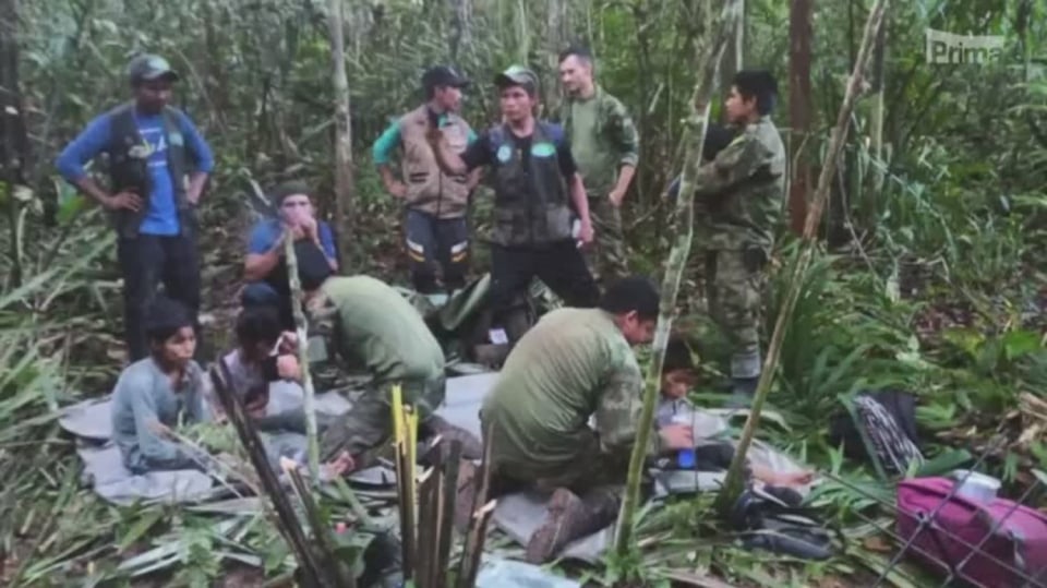 Děti přežily 40 dní v džungli