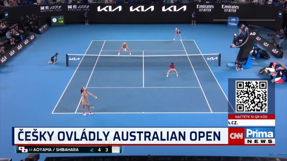 Krejčíková se Siniakovou obhájily triumf na Australian Open