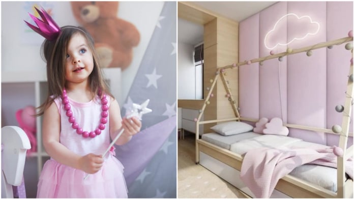 Vytvořte dokonalý dětský pokoj pro princezny. Vytvořte dokonalý dětský pokoj pro princezny.