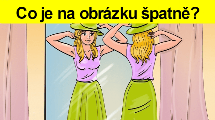 Optická hádanka - dívka u zrcadla 3 Optická hádanka - dívka u zrcadla 3
