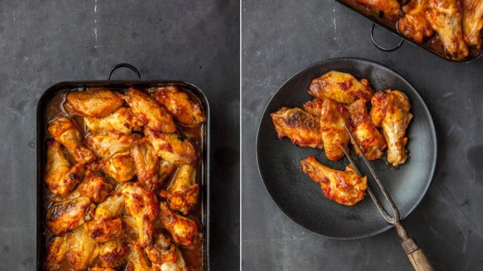 Kuřecí křídla v BBQ omáčce Kuřecí křídla v BBQ omáčce