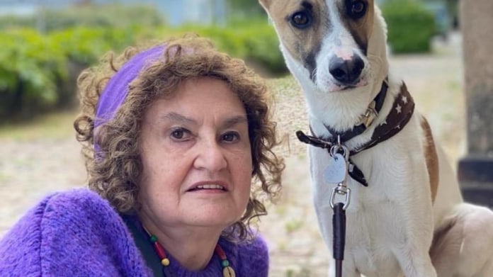 Eva Holubová při natáčení Eva Holubová při natáčení