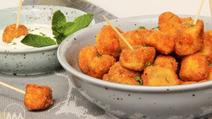 Lilkový snack s jogurtovým dipem Lilkový snack s jogurtovým dipem