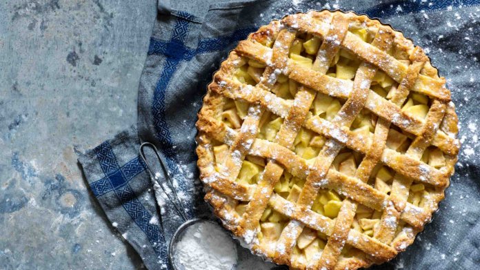Crostata s jablky Crostata s jablky