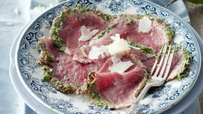 Hovězí carpaccio krok za krokem Hovězí carpaccio krok za krokem