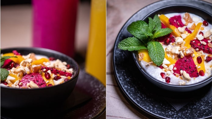 Tapiokové perličky s kokosovým mlékem z restaurace Sia Tapiokové perličky s kokosovým mlékem z restaurace Sia