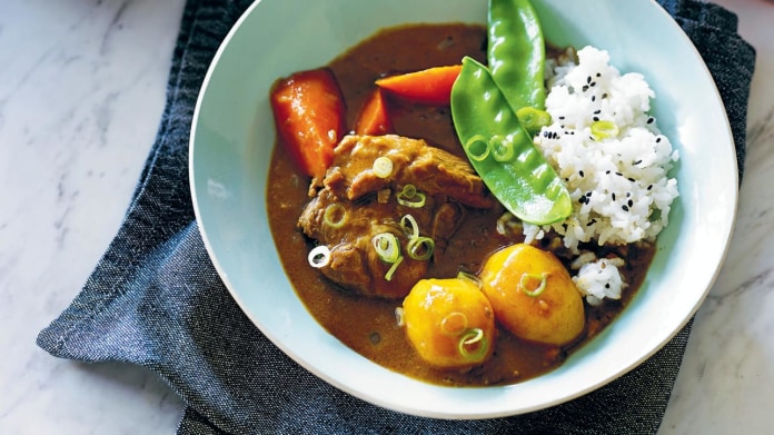 Japonské vepřové curry z pomalého hrnce Japonské vepřové curry z pomalého hrnce