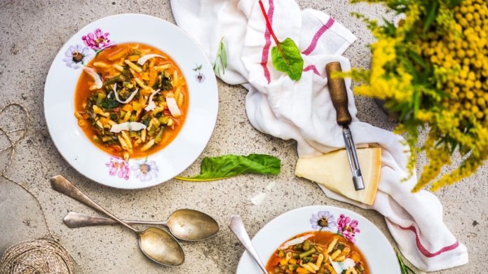 Letní minestrone Letní minestrone