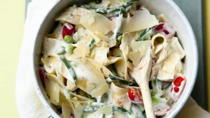 Pappardelle primavera Pappardelle primavera