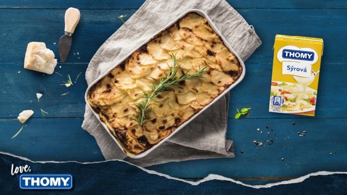 Gratinované brambory s květákem Gratinované brambory s květákem
