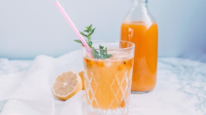 Domácí rakytníkový sirup Domácí rakytníkový sirup