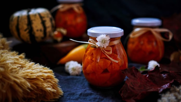 Dýňový kompot s pomerančem Dýňový kompot s pomerančem