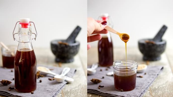 Perníčkovo-karamelový sirup Perníčkovo-karamelový sirup