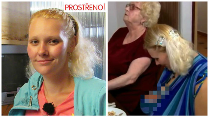Adéla nakrmí své dítě klidně i před kamerou. Adéla nakrmí své dítě klidně i před kamerou.