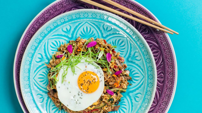 Smažená rýže Nasi goreng Smažená rýže Nasi goreng