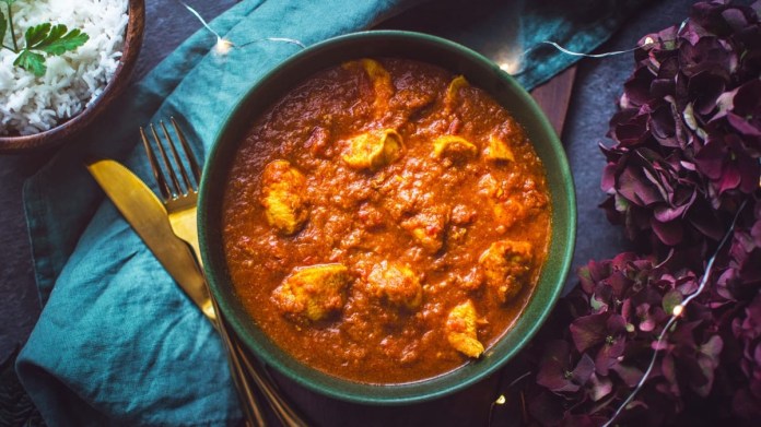 Kuřecí madras Kuřecí madras