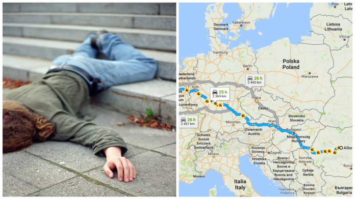 Muž šel do hospody v Rumunsku a probudil se v Londýně. Muž šel do hospody v Rumunsku a probudil se v Londýně.