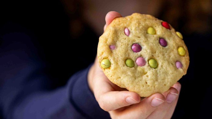 Lentilkové cookies Lentilkové cookies