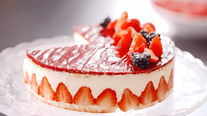 Dort Fraisier od Ivety Fabešové. Dort Fraisier od Ivety Fabešové.