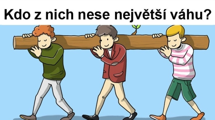 Který muž nese největší váhu? 2 Který muž nese největší váhu? 2