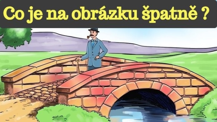 Optická hádanka - muž na mostě 3 Optická hádanka - muž na mostě 3
