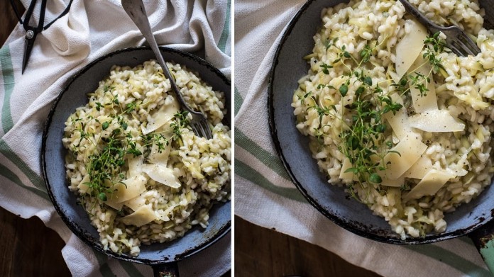 Krémové cuketové risotto Krémové cuketové risotto