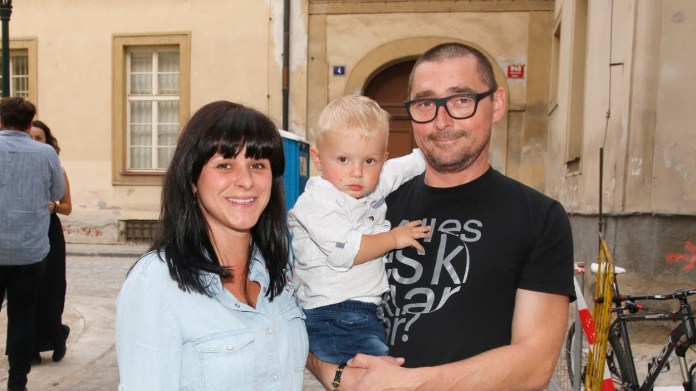 Jiří Vyorálek s rodinou Jiří Vyorálek s rodinou