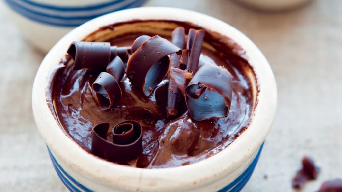 Čokoládový mousse s olivovým olejem Čokoládový mousse s olivovým olejem
